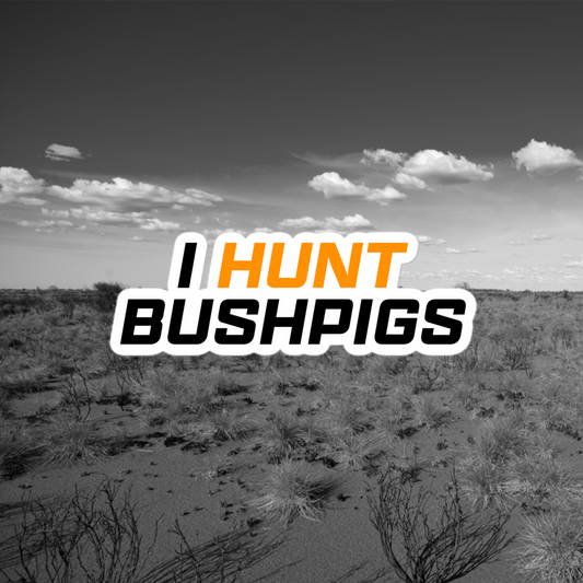 I Hunt Bushpigs sticker