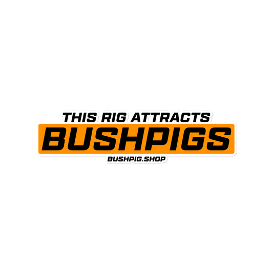 Pigging Rig Window Sticker